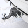 ТСУ /съемный квадрат/ с НЕРЖ накладкой TOYOTA LAND CRUISER Prado 150 2009-/ LC Prado 120 2002-2009/ LEXUS GX 460 2010-2013 купить недорого с доставкой в Чебоксары