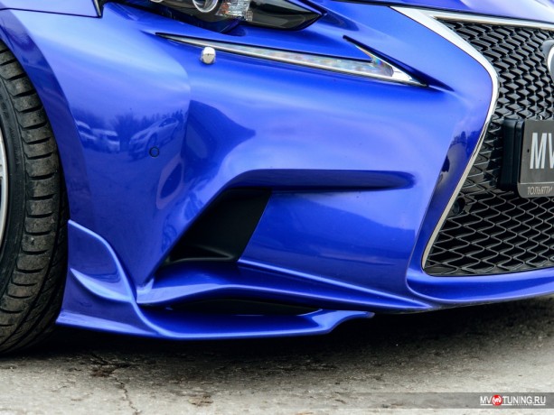 Клыки (накладки) переднего бампера "F-Sport" для Lexus IS III (2013-2016) купить недорого с доставкой в Чебоксары