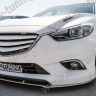 Сплиттер переднего бампера под клыки № 1 "SkyActivSport" для Mazda 6 (2013-н.в.) купить недорого с доставкой в Чебоксары