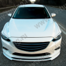 Сплиттер переднего бампера под клыки №2 "Lite Style" для Mazda 6 (2013-н.в.) купить недорого с доставкой в Чебоксары
