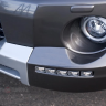 Накладка (юбка) переднего бампера "Broomer Design" (Без ДХЛ) для Mitsubishi Pajero IV (2006-2015) купить недорого с доставкой в Чебоксары