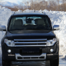 Накладка (юбка) переднего бампера "Broomer Design" (Без ДХЛ) для Mitsubishi Pajero IV (2006-2015) купить недорого с доставкой в Чебоксары
