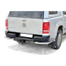 Защита заднего бампера «Уголки двойные» (d63,5) для Volkswagen Amarok (2010-2016)(Нерж. Сталь) купить недорого с доставкой в Чебоксары