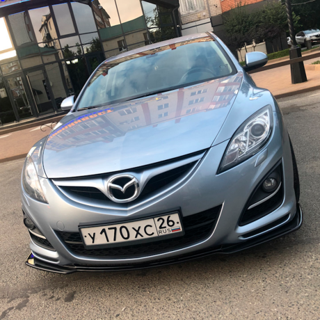 Сплиттер на передний бампер "KENSTYLE" на Mazda 6 GH Рестайлинг (2011-2013) купить недорого с доставкой в Чебоксары