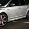 Накладки на пороги "ST" для Ford Focus 2 (5D)(2004-2011) купить недорого с доставкой в Чебоксары
