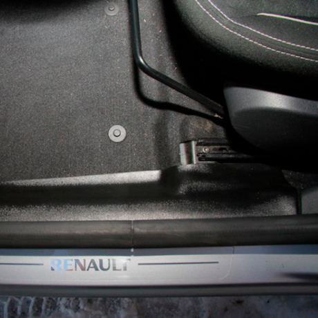накладки на ковролин передние для renault sandero 2 (2014-2018 г.в.), renault logan ii с 2014 г.в., l@da XR@Y купить недорого с доставкой в Чебоксары