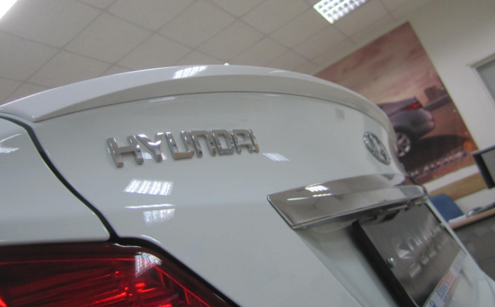 Лип-спойлер для Hyundai Solaris (2010-2016) купить недорого с доставкой в Чебоксары